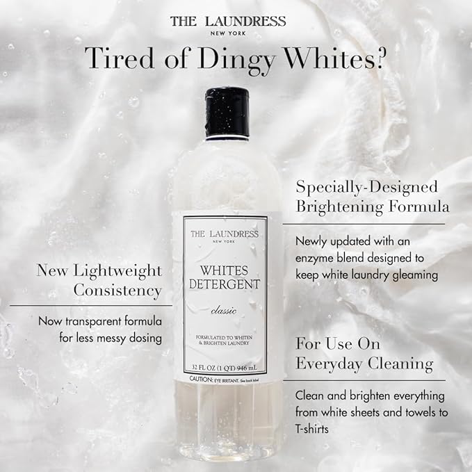 The Laundress Whites Detergent, Concentrated Laundry Detergent Liquid, Tough on - Image 2