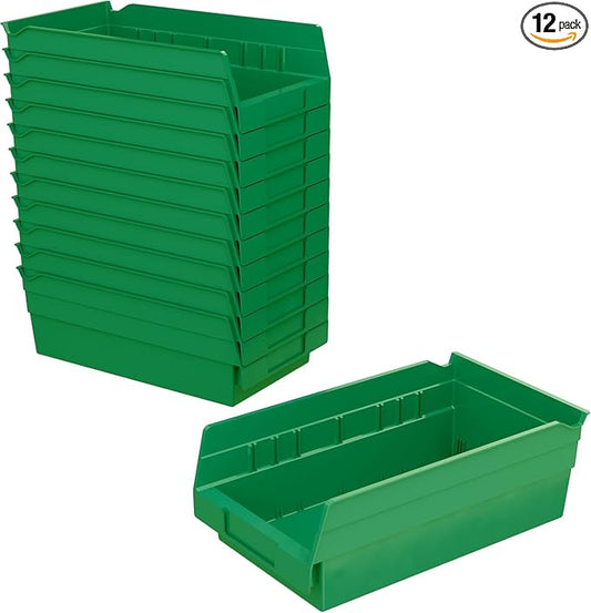 Akro-Mils 30130 Plastic Shelf Bins, Heavy Duty Storage Bins by Akro-Mils