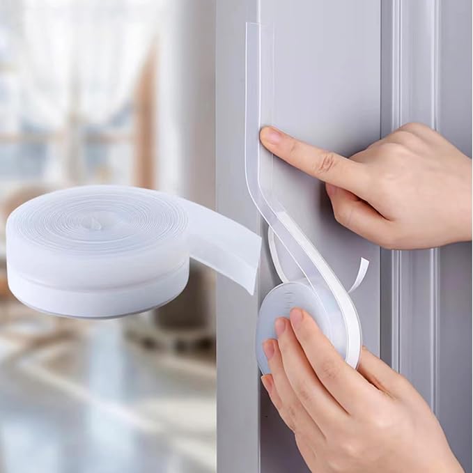 Upgraded 32.8FT Silicone Weather Stripping Door Seal, No Residue Glass Shower by Dstorelhp