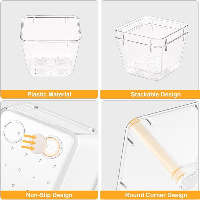 SMARTAKE 28 Piece Drawer Organizers - Image 5