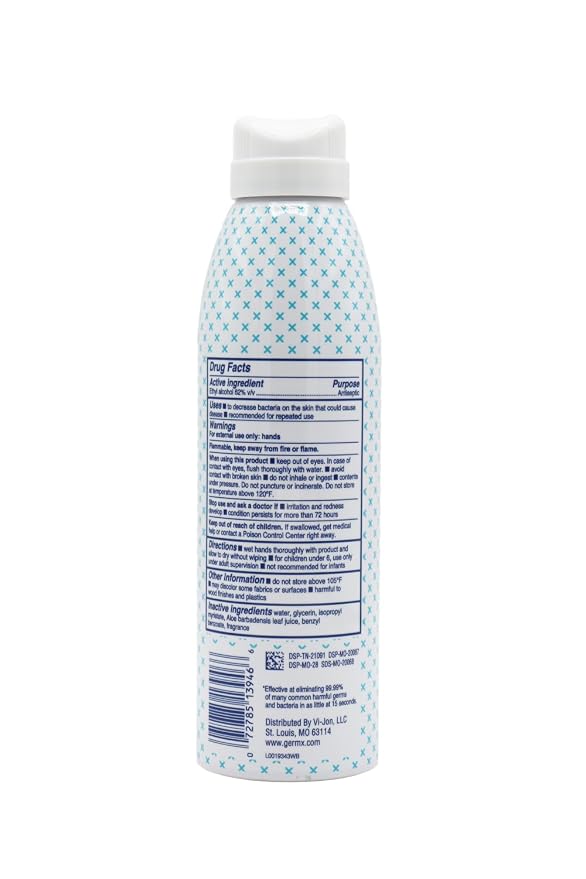 Germ-X Hand Sanitizer Spray, Non-Drying & Moisturizing - Image 3