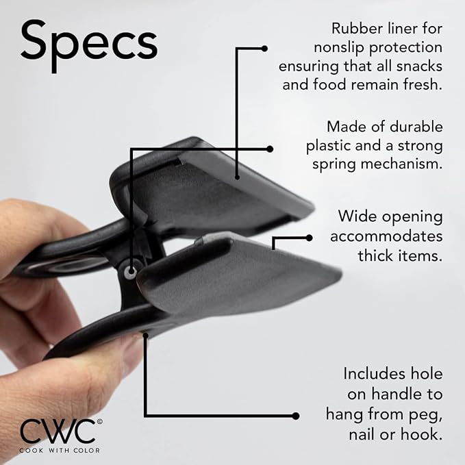 COOK WITH COLOR Bag Clips - Image 3