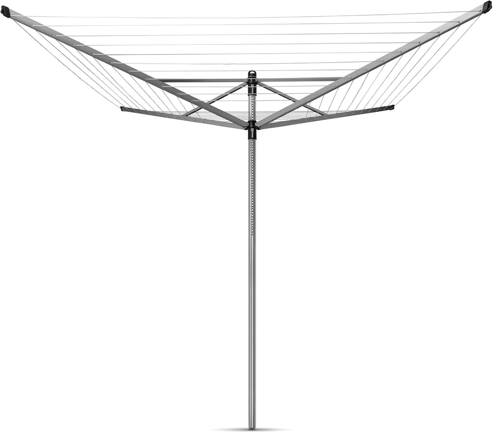 Brabantia Lift-O-Matic Outdoor 4 Arm Clothesline (197 ft/Ø 1.8") Height ...