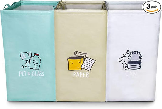 Recycling Bags, Separate Recycling Waste Bin Bags by Saderoy