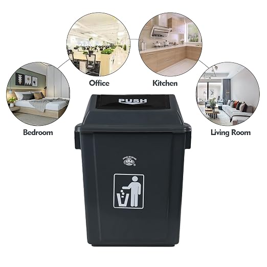 4-Pack 8 Gallon Kitchen Trash Can - Image 4