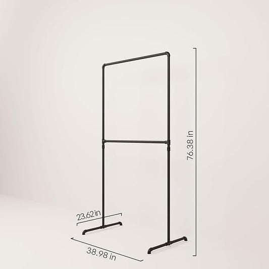 pamo Industrial Pipe Clothing Rack - Image 2