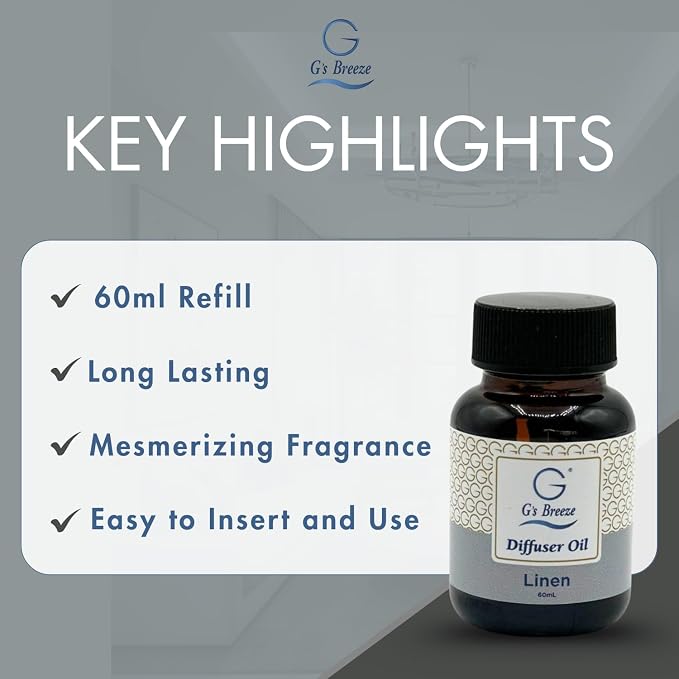 G's Breeze Linen Diffuser Oil Refill - Image 6