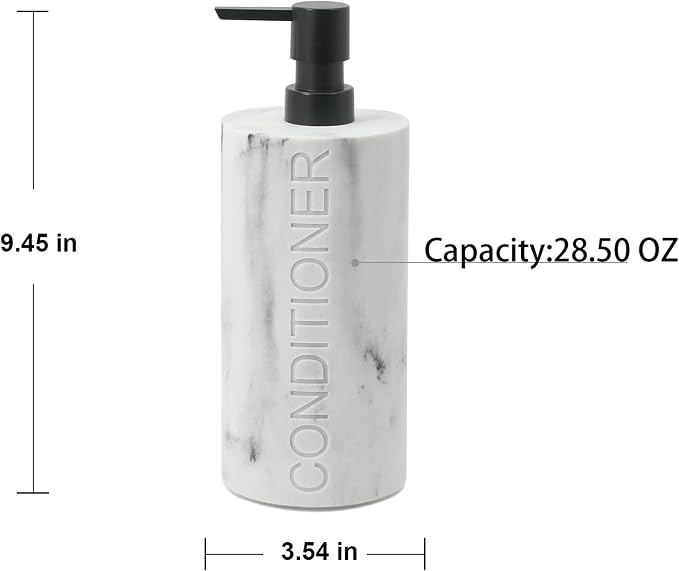 Conditioner Dispenser – Luxurious Refillable Pump Bottle - Image 4