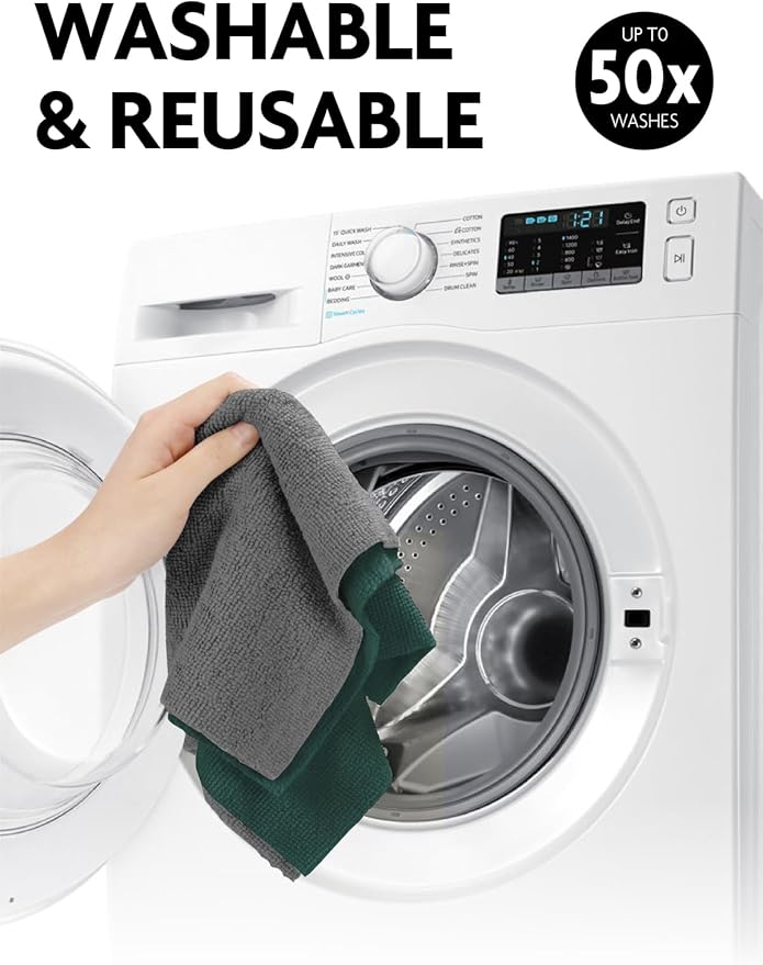 Fantasticlean Microfiber Cleaning Cloth Roll -75 Pack, Tear Away Microfiber - Image 5