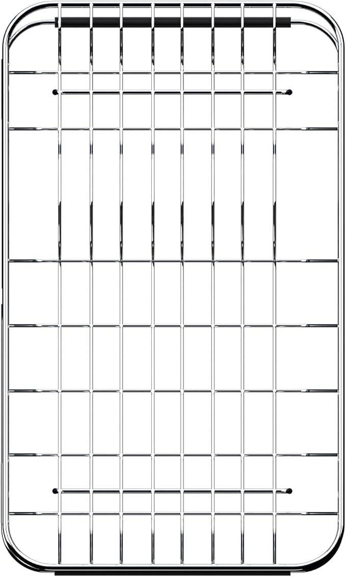 Stainless Steel Dish Drying Rack, Expandable Fruit & Vegetable Drain Rack over - Image 2