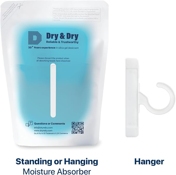Dry & Dry 100 Packs Hybrid Moisture Absorbers & Musty Odor Eliminator - Image 9