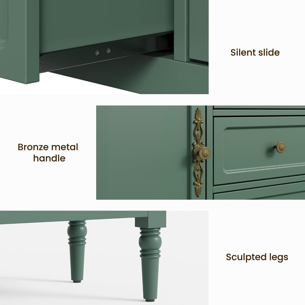 RoyalCraft Buffet Cabinet with Storage, Vintage Sideboard with 2 Doors & ...