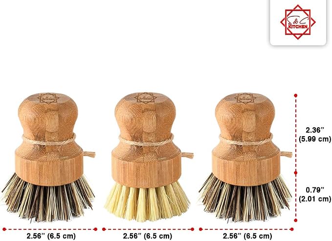 Bamboo Scrub Brush - Image 2