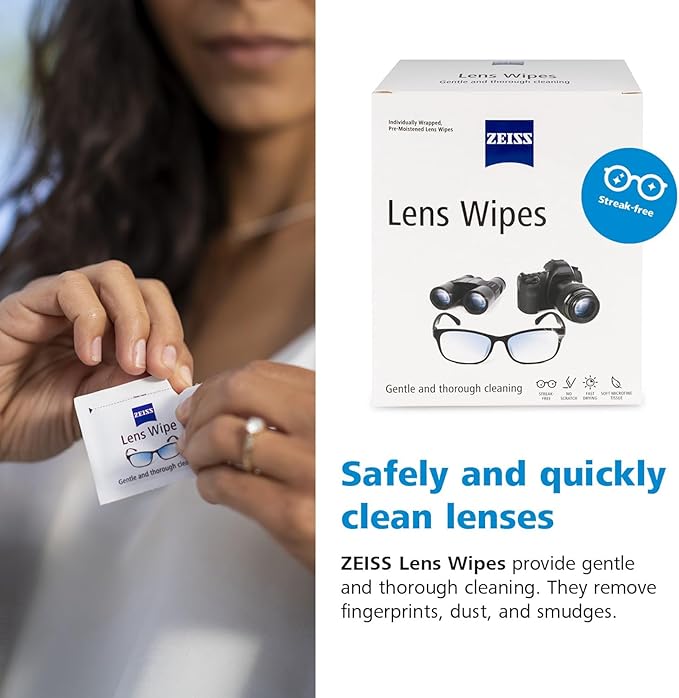 ZEISS Pre-Moistened Lens Cleaning Wipes - Image 4