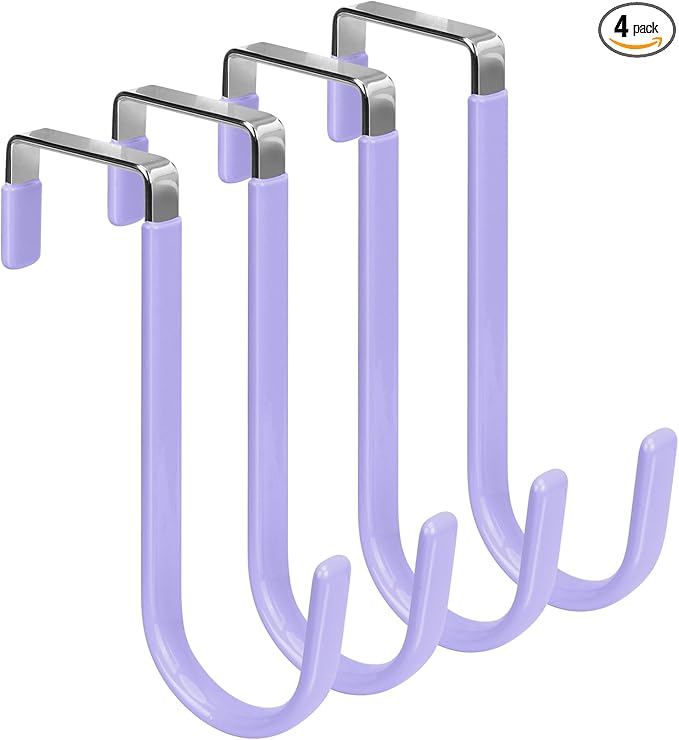 FYY Over The Door Hooks, 4 Pack Door Hangers Hooks by FYY