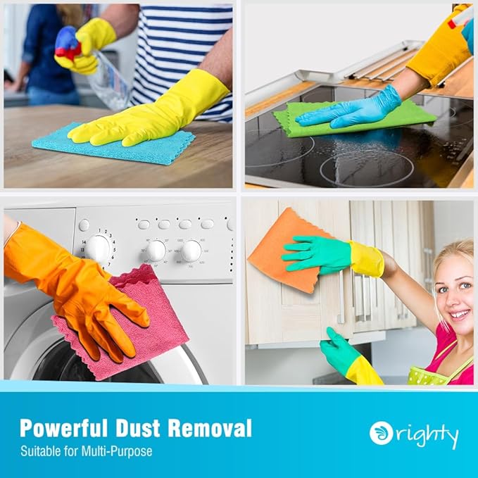 Orighty Microfiber Cleaning Cloths, Highly Absorbent Cleaning Supplies - Image 6