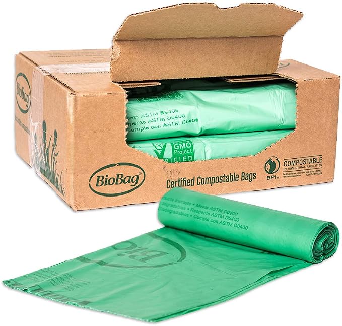 BioBag The Original Compostable Bag, 48 Gallon, 100% Certified Compostable by BioBagAmericasInc