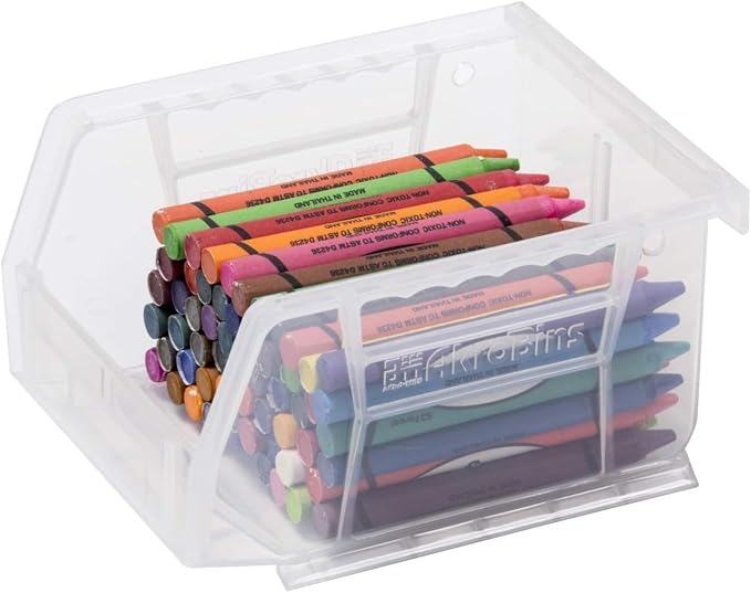 Akro-Mils 30210 AkroBins Plastic Storage Bins, Space-Saving Stackable Bins - Image 9