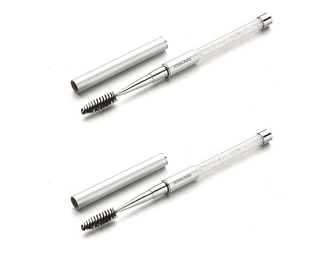 2PCS Mascara Brushes Eyebrow Eyelash Brushes Mascara Wands Spooly Applicators by JOSALINAS