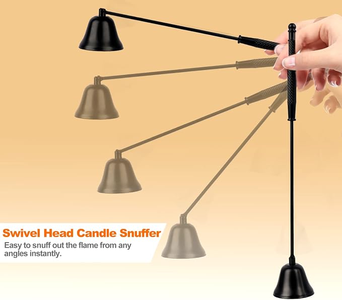 Candle Snuffer Black, Elegant Candle Extinguisher Snuffer Accessory - Image 5