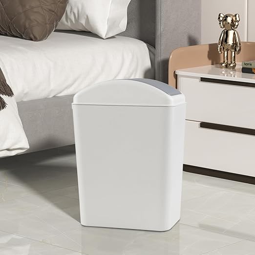 4.5 Gallon Swing Top Garbage Can, Plastic Trash Bin - Image 5