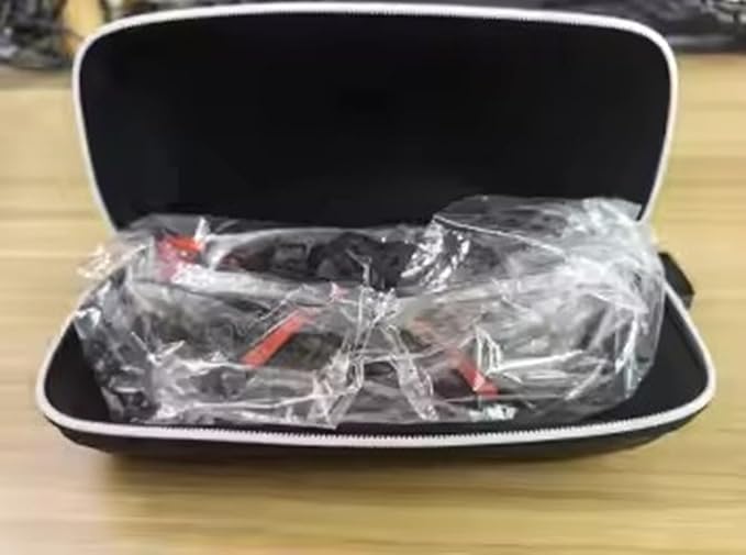 Red Frame Safety Glasses Goggles - Image 4