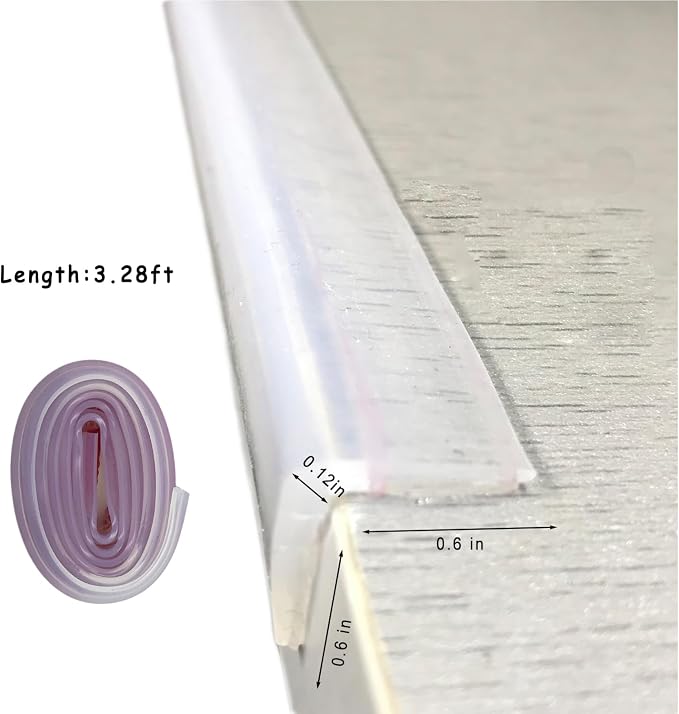 Edge Protector 100% Silicone, Baby Proofing Clear Table Corners Guards - Image 4