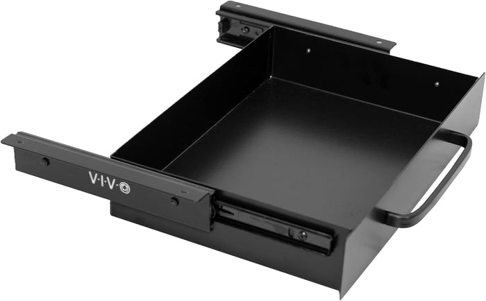 VIVO Black 13 x 9 in Under Desk Storage Drawer, DESK-DR1H-B