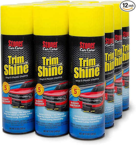 Stoner Car Care 91034-12PK Trim Shine – Vinyl and Plastic Protectant by StonerCarCare