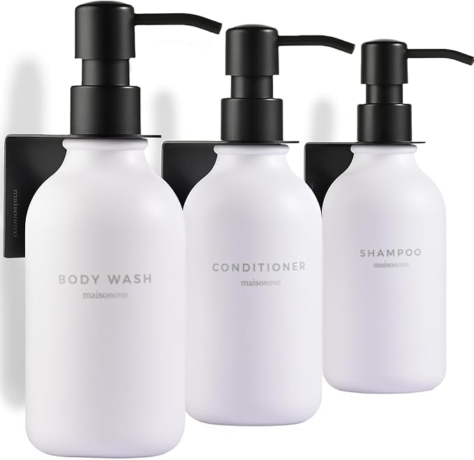MaisoNovo Shampoo and Conditioner Dispenser by MaisoNovo-TheArtofSustainableLiving