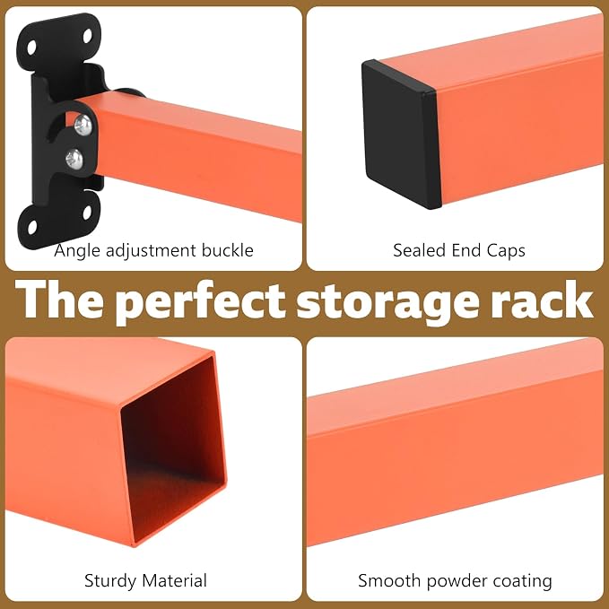 lumber storage rack, Heavy Duty Metal Lumber Storage Rack - Image 6