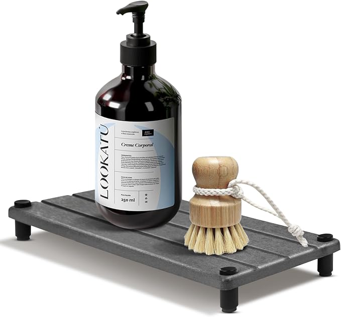 Water Absorbing Stone Tray, Fast Drying Sink Tray by kitchensuppliesandacrylic
