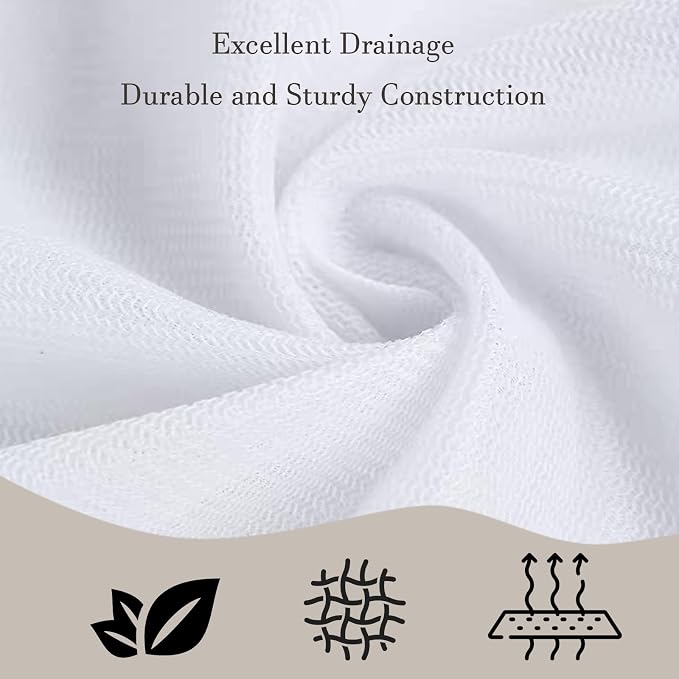 3Pcs Mesh Laundry Bags with Sturdy Zipper, Durable Laundry Room Essentials - Image 2