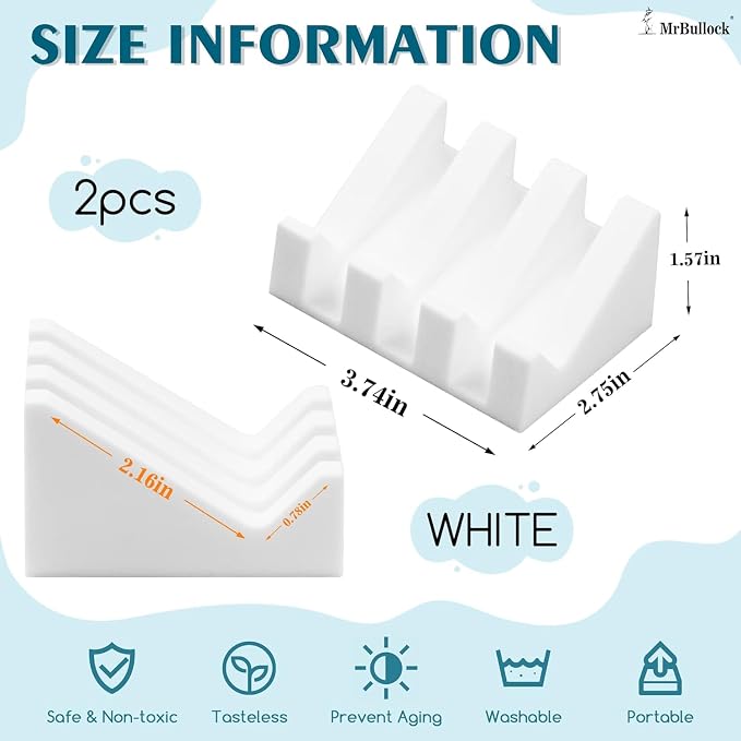 Silicone Soap Dish for Bar Soap Holder for Shower Bathroom Self Draining - Image 5