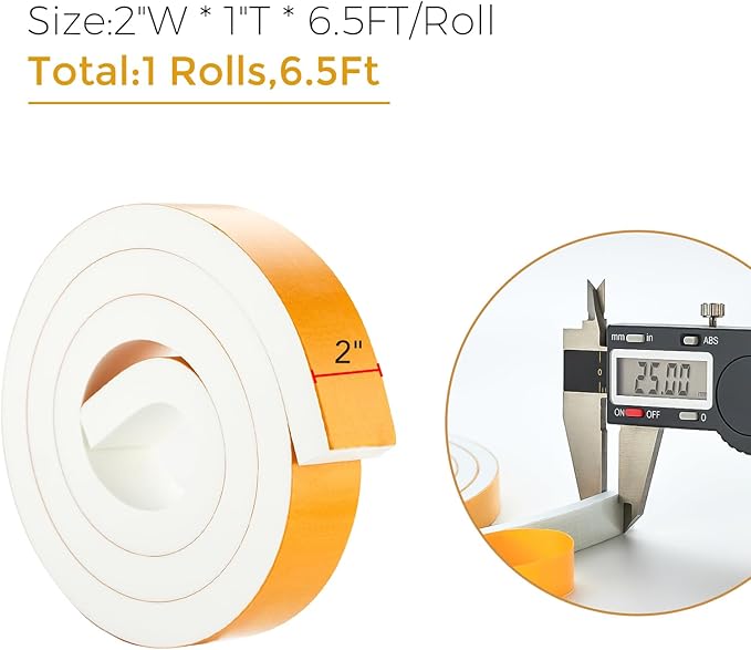 6.5 Feet Weather Stripping Door Seal, Window Insulation - Image 3