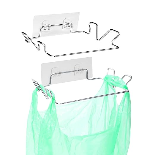 2 Pcs Stainless Steel Trash Bag Holder by OYSIR