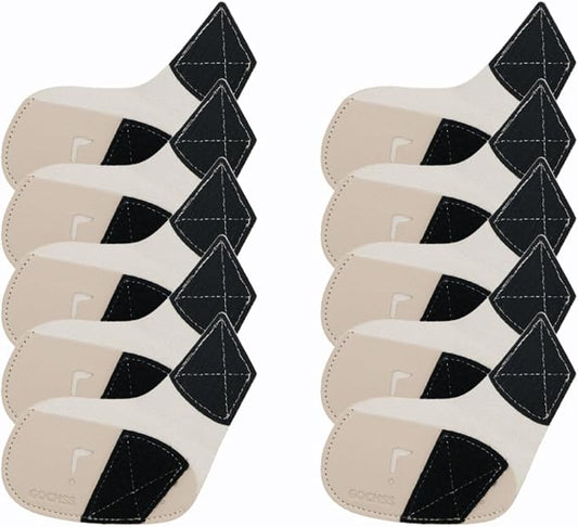 I Golf Iron Headcovers 10pcs PU Fit Both Right-Handed Clubs Golf Club Protector - Image 2