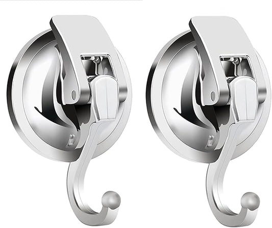 Suction Cup Hooks for Shower, Glass Door, Tile – Loofah, Bath Robe Hook Holder by Apkhgtb