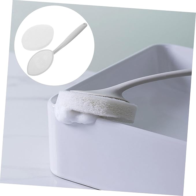 Sponge Brush Cleaning Tool for Bathroom Kitchen Durable Descaling Scrubber - Image 4