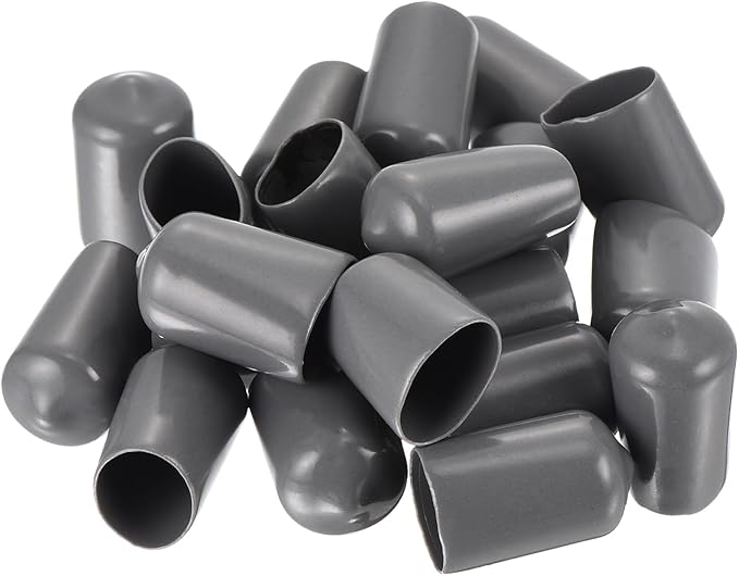 uxcell 20pcs Rubber End Caps 13mm ID Vinyl PVC Round Tube Bolt Cap Cover Screw - Image 4