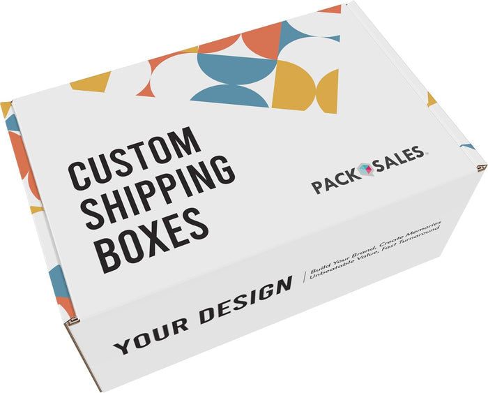 Personalized Shipping Boxes (25 Pack) - Custom Printed with Your Logo and Design for Products and Gifts (Outside Print Only)