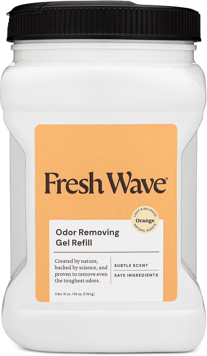 Fresh Wave Orange Odor Removing Gel Refill, 63 oz by FreshWave