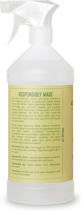 Rebel Green Sparkling Glass Cleaner) - Image 3