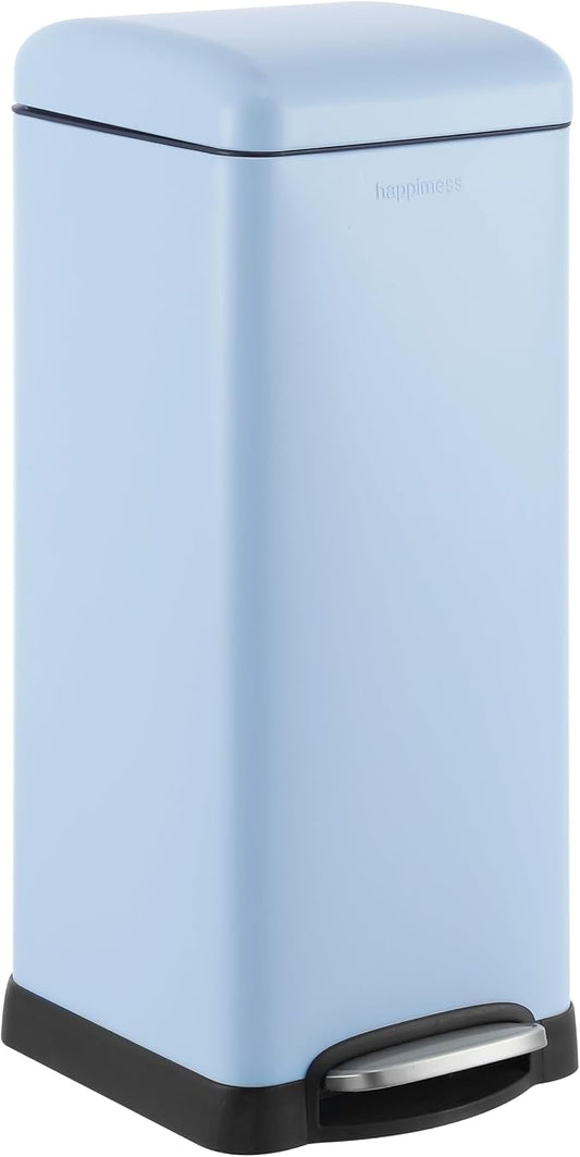 happimess HPM1007I Betty Retro 8-Gallon Step-Open Trash Can, Fingerprint by Happimess