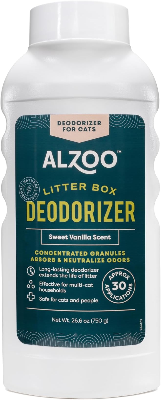 ALZOO Cat Litter Deodorizer, Concentrated Granules Absorb & Help Neutralize by ALZOO