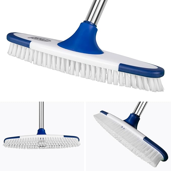 ITTAHO Floor Scrub Brush with Long Handle - Image 2