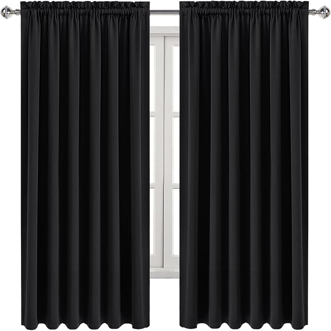 DWCN Blackout Curtains for Living Room Thermal Insulated, Energy Saving & Noise - Image 8