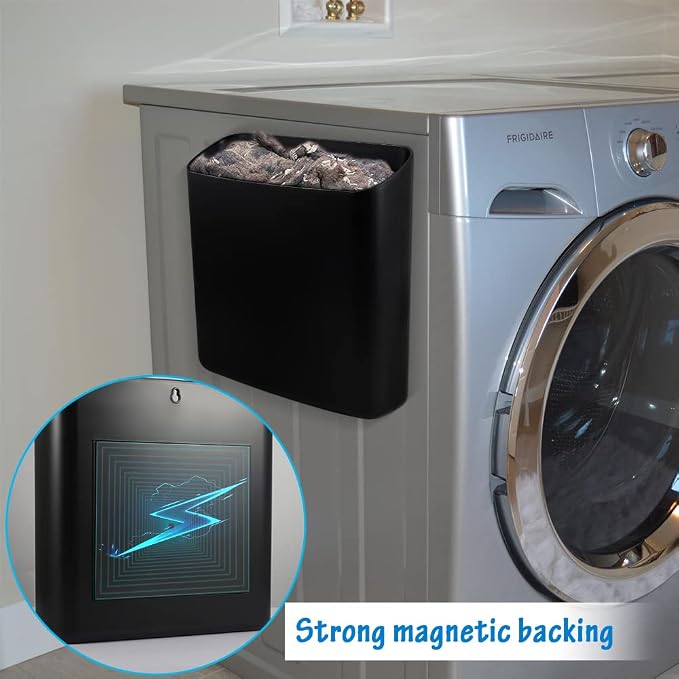 Picowe Magnetic Laundry Storage, Large Lint Holder Bin - Image 6