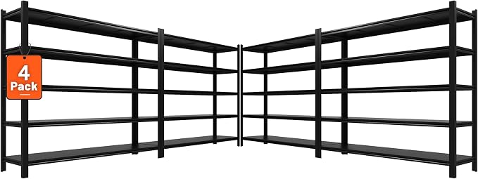 48.2" W Garage Shelving 3000LBS Storage Shelves Heavy Duty Garage Storage by Howzone