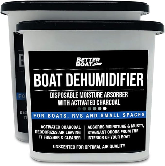 Moisture Absorber and Boat Dehumidifier, Charcoal Odor Remover by BetterBoat